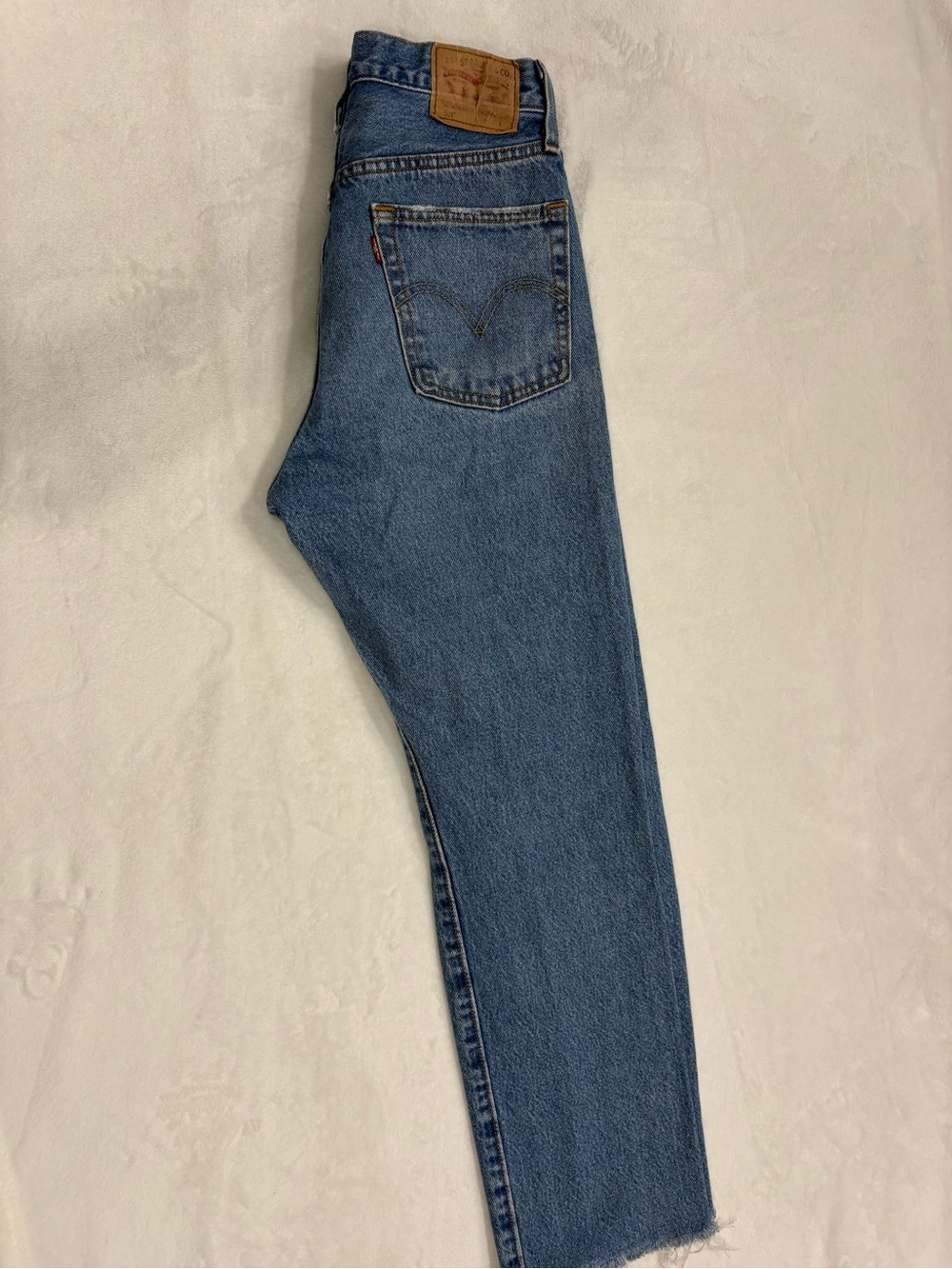 Levi's 501 Women's Skinny Jeans in Medium Blue Denim
